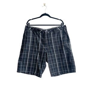 O'Neill Mens Chino Shorts Black Casual Summer Mid Length Flat Front Size 40